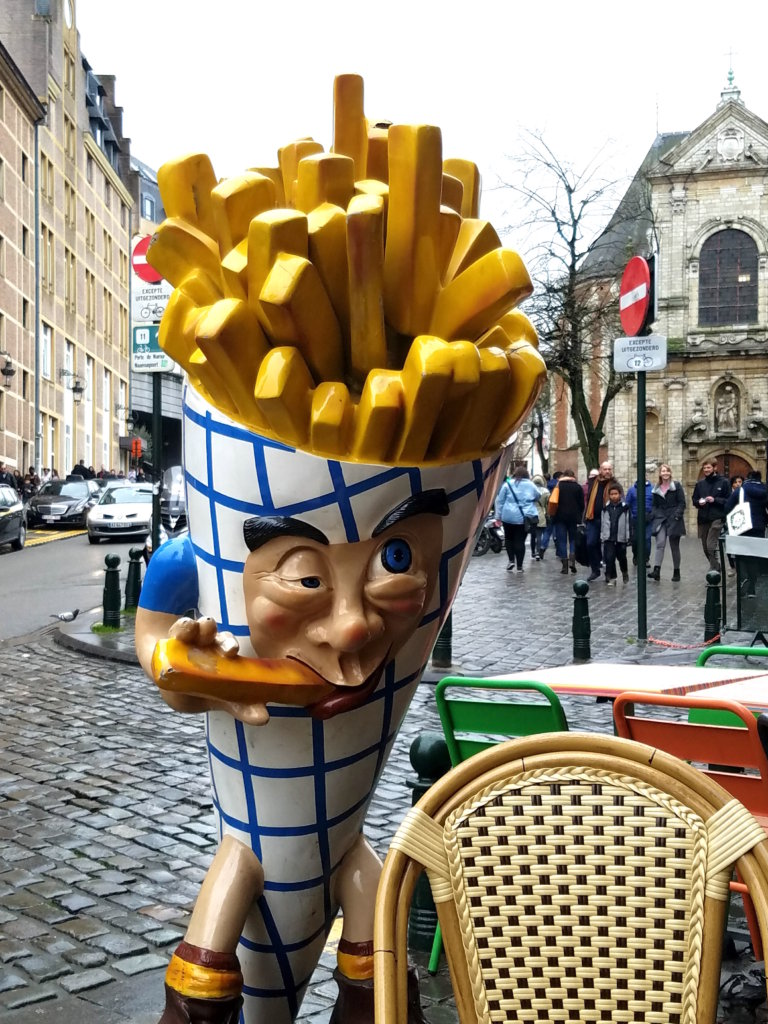 Belgian Fries at Belgian Frites!