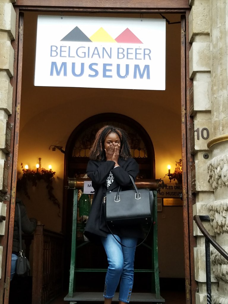 At the Belgian Beer Museum, Brussels