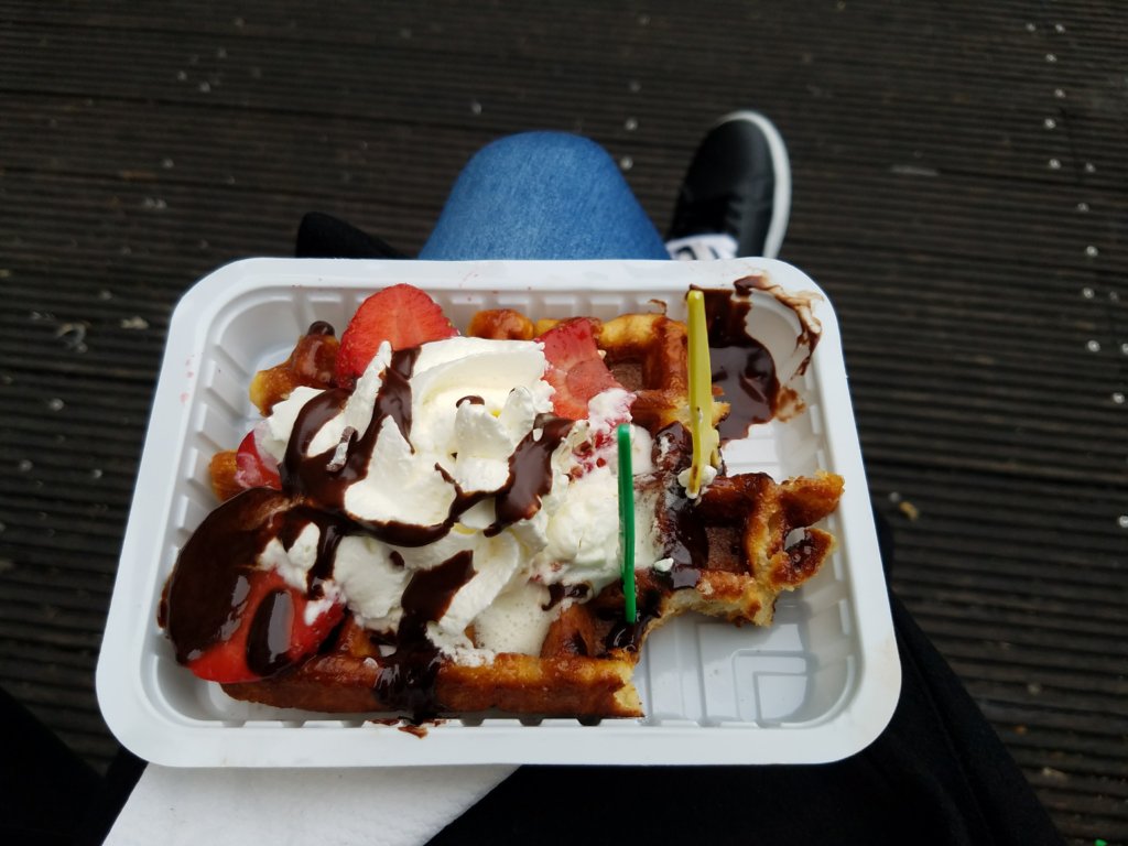 Treat yourself to some Belgian Waffles when spending 24 hours in Brussels!