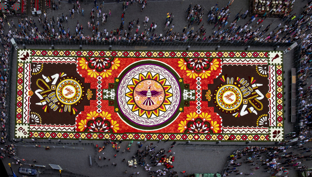 2018 Flower Carpet Exhibition at the Grand'Place, Brussels