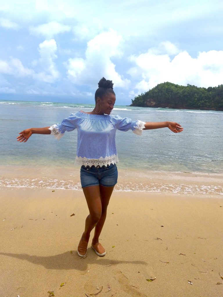 Anse-sol-dat-beach-anse-de-mai-dominica-beach-blackgirl-travelwithclem