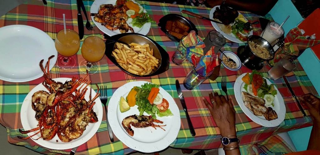lobster-caribbean-food-sunset-bay-top-things-to-do-in-dominica-travelwithclem