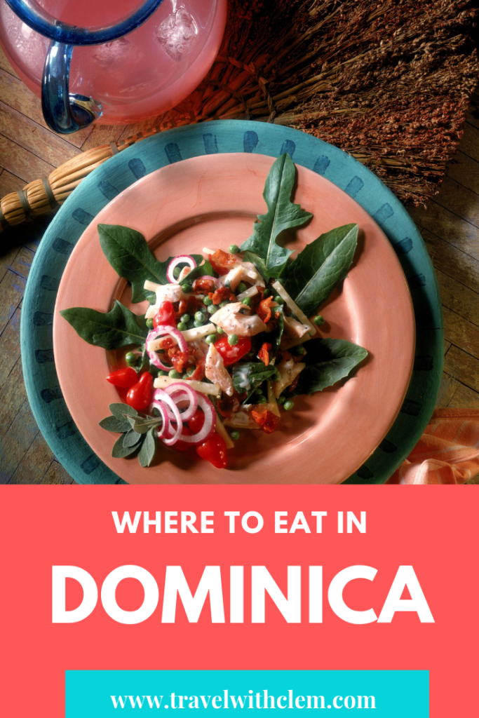 Dominica restaurants recommendations: pinterest header image 