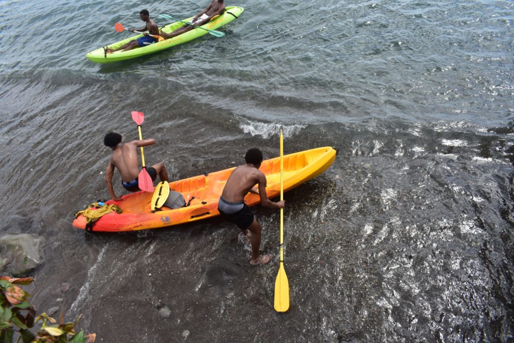 Caribbean vacation: Kayaking in Dominica while staying at the Seaworld Guesthouse