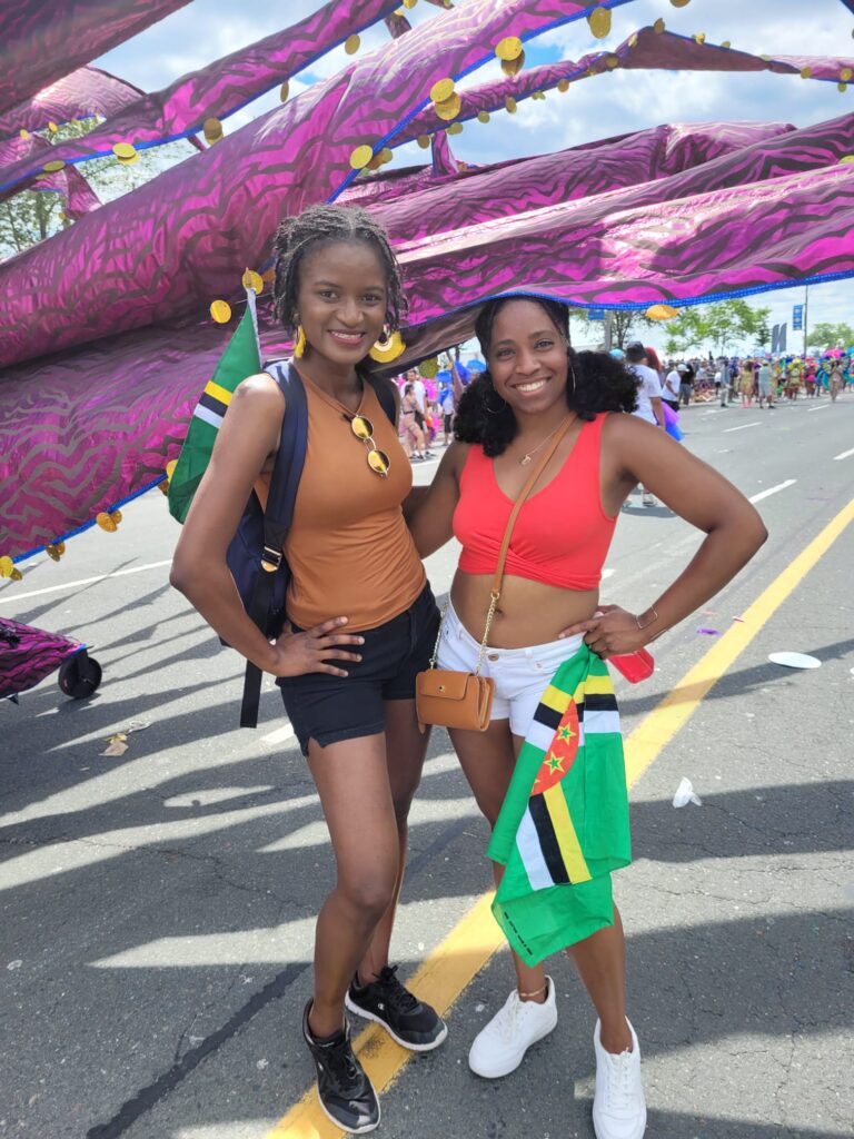 caribana toronto with a caribbean dominican flag - festivals in Toronto