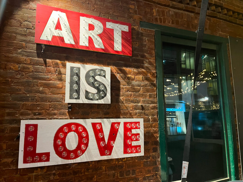 Toronto Christmas Market - Art Gallery at the Distillery District