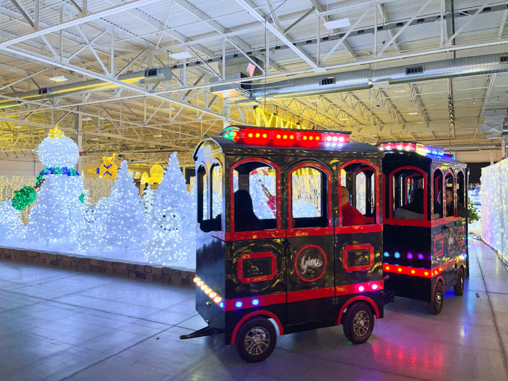 Toronto Christmas - Glowcomotive Display