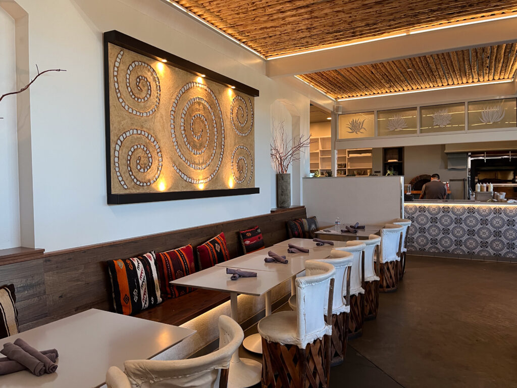 Inside CCASA Restaurant, an authentic mexican restaurant, one of the restaurants downtown Napa located at the Oxbow market