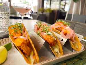 Where to eat in Fort Lauderdale - Fresh Shrimp Tacos at Yolo restaurant