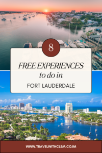 Free things to do in Fort Lauderdale - Pinterest 2