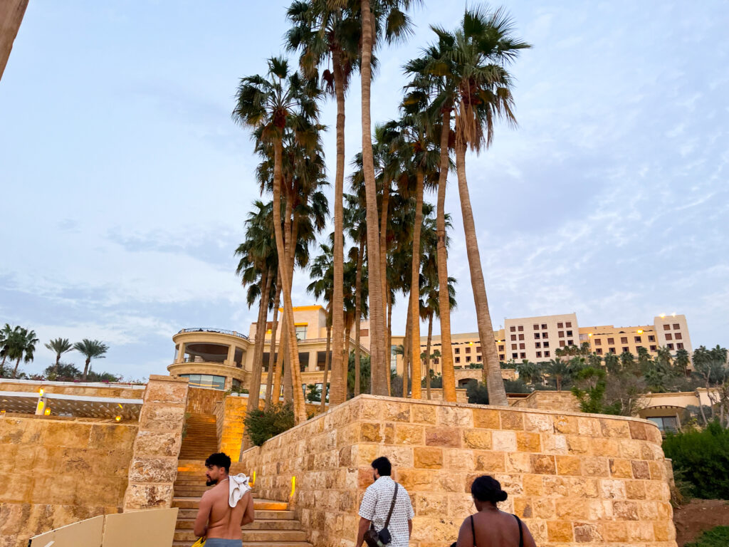 Walking from the Dead Sea to the Kempinski Ishtar Resort