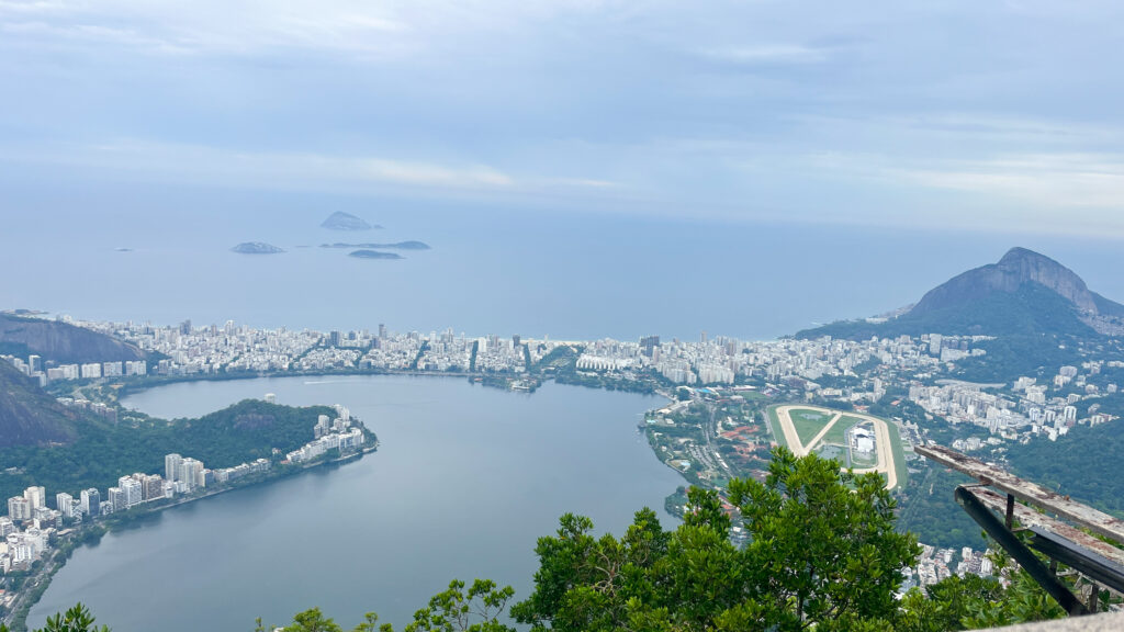 View of Rio de Janeiro from the top - Visiting Christ the redeemer